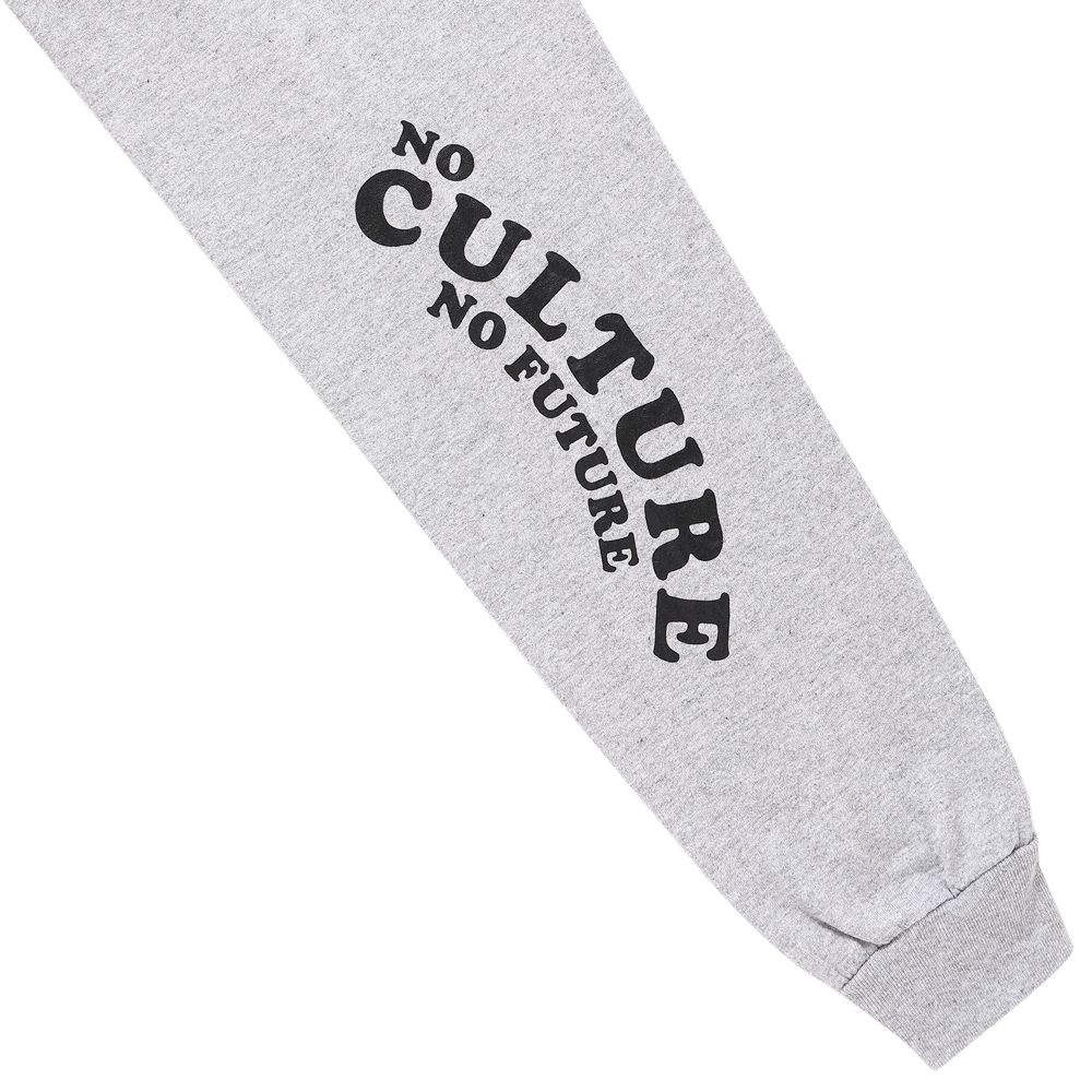 WAVE LOGO L/S TEE - GRAY / ロングスリーブTシャツ