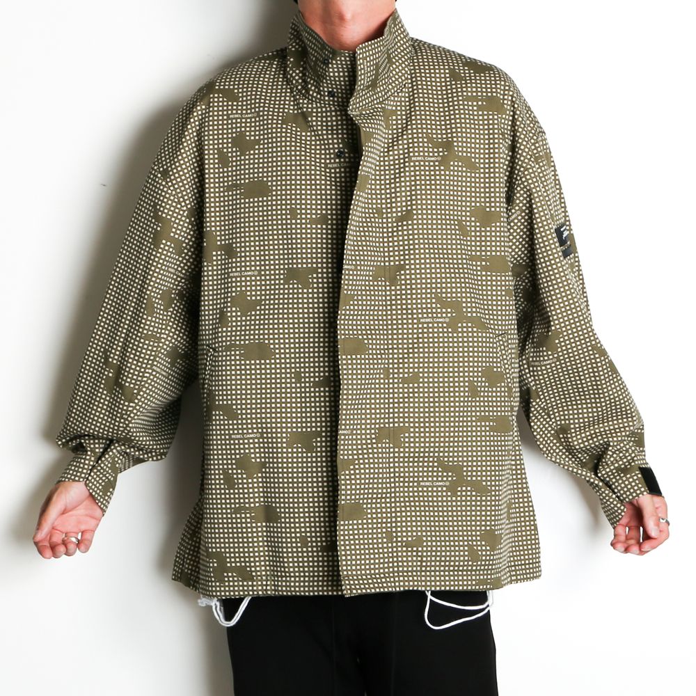 N.HOOLYWOOD - STAND COLLAR BLOUSON / REBEL FABRIC by UNDERCOVER ...