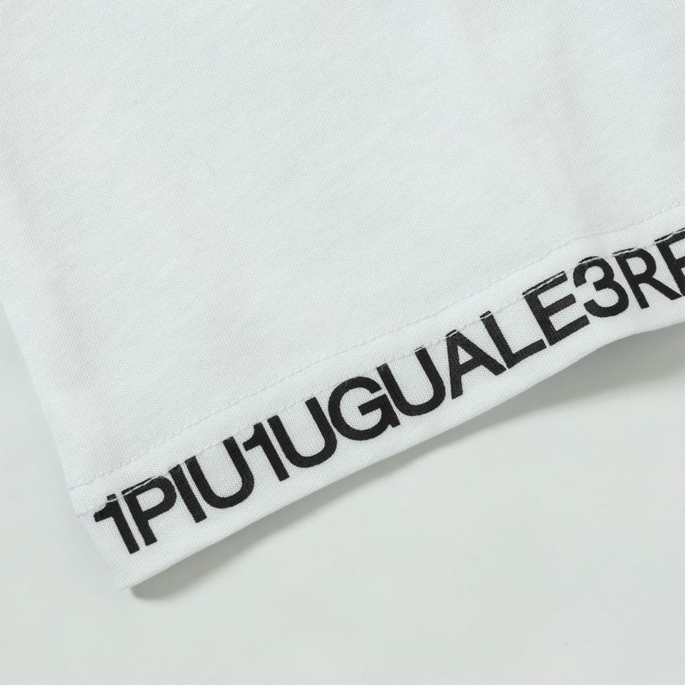 COLLAR LOGO T-SHIRT - WHITE / ネックロゴ Tシャツ / UST-24014