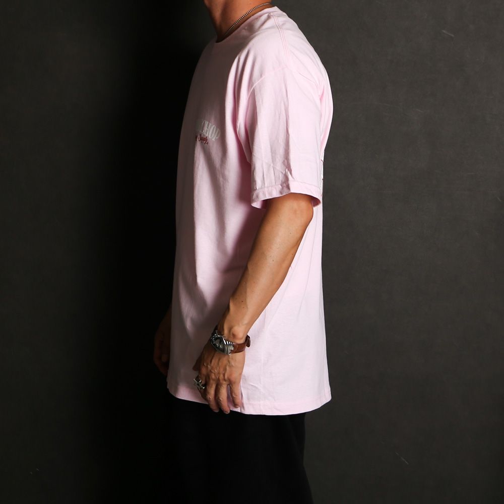 PCP BACK TEE - PINK / ショートスリーブTシャツ