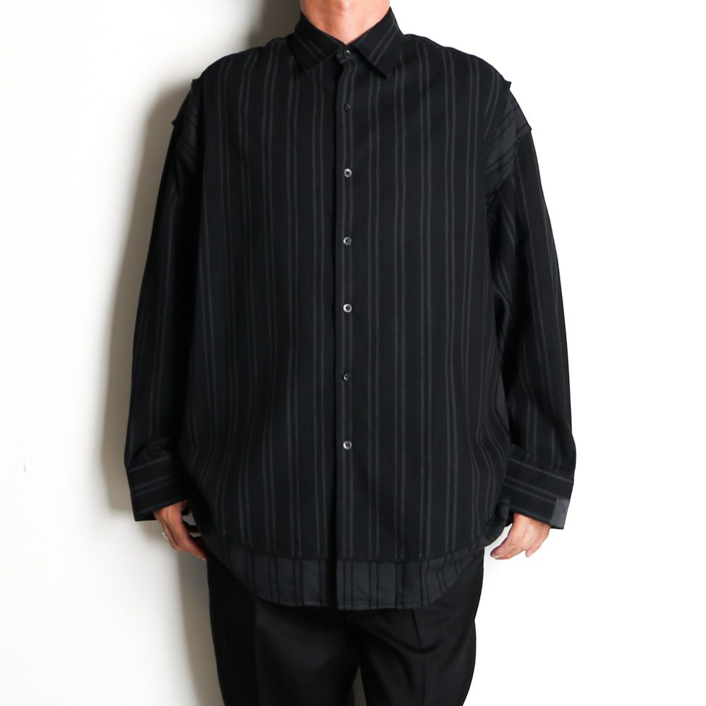 N.HOOLYWOOD × MINEDENIM / BD.Discharge Stripe NHW SH / MND-NHW001