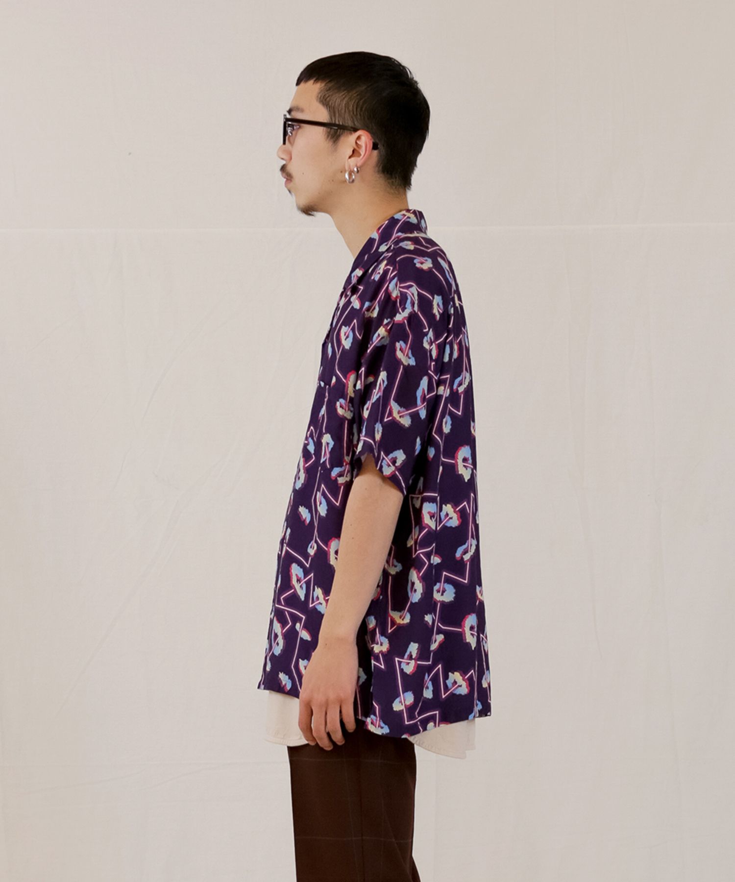 NEON LEOPARD H/S SH / ネオンレオパード シャツ / 379113