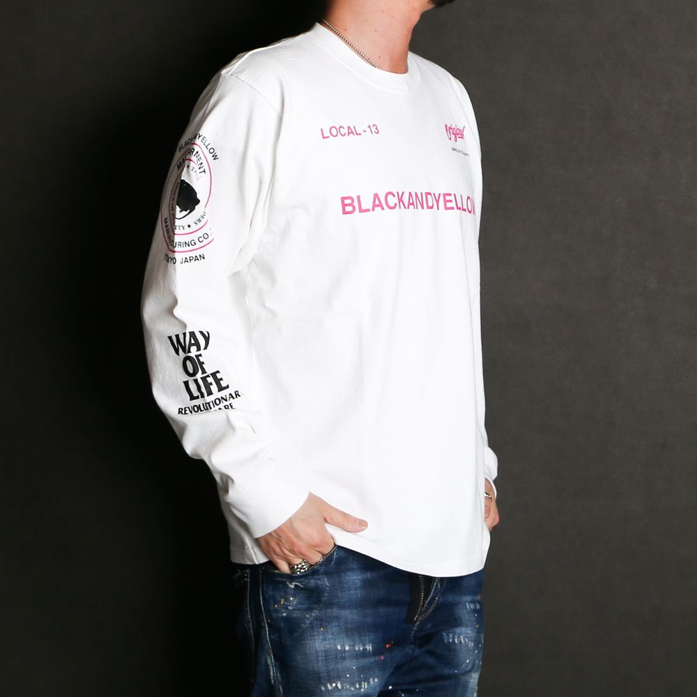 LOCAL-13 L/S / プリント ロングスリーブTシャツ / 21'RTC-0301-WP