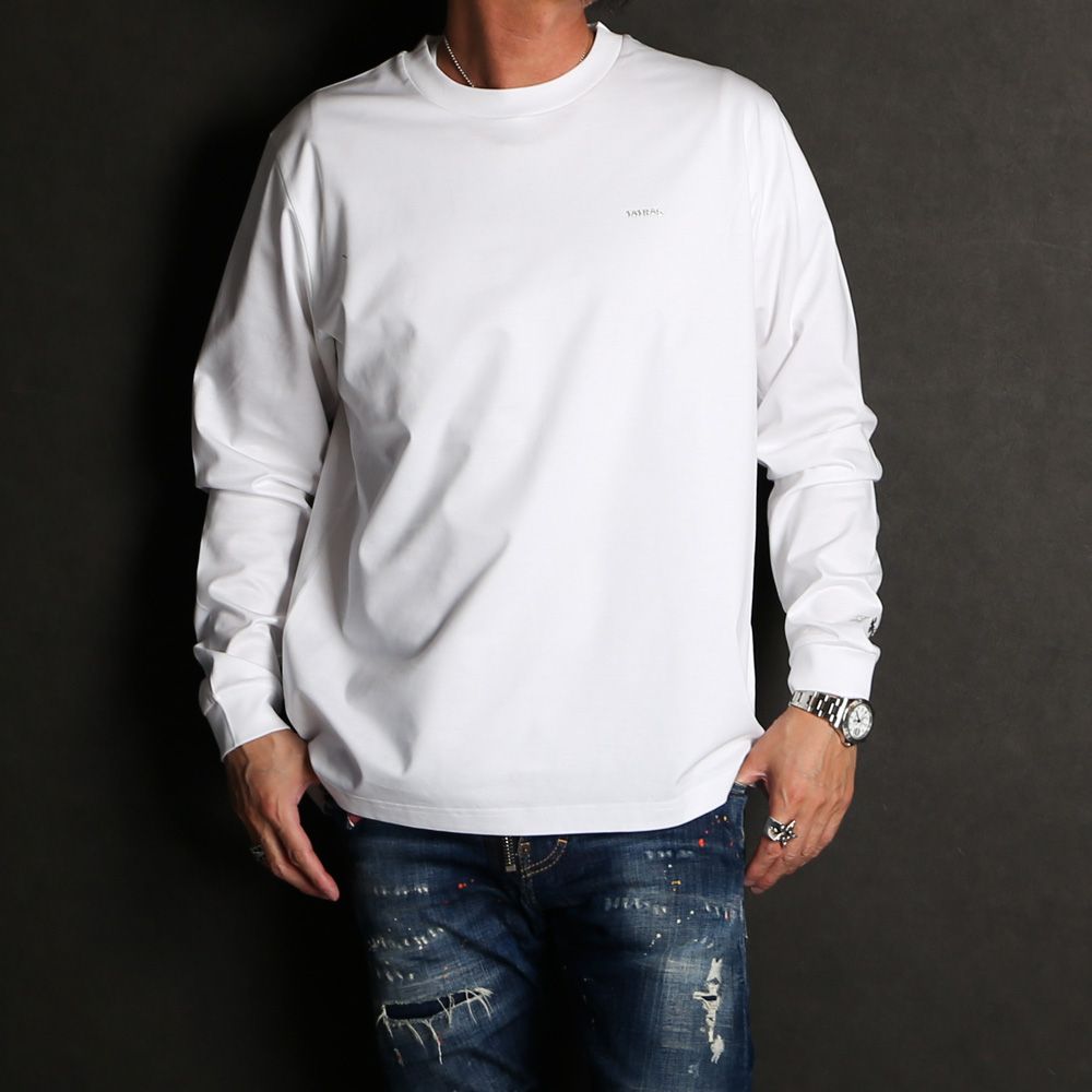 TATRAS ジャニ ロゴ コットン Tシャツ TATRAS - INIGO (イニゴ) / フロントロゴ クルーネック Tシャツ