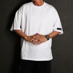 REV MESH OVER TEE - WHITE / オーバーサイズ メッシュTシャツ / RC40-T-004