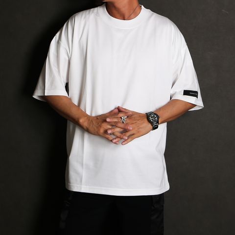 REV MESH OVER TEE - WHITE / オーバーサイズ メッシュTシャツ / RC40-T-004