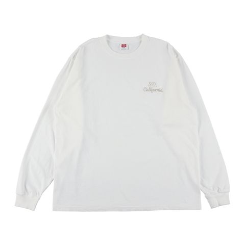 SD US Cotton Logo LS T - WHITE / Tシャツ / TSOLD120