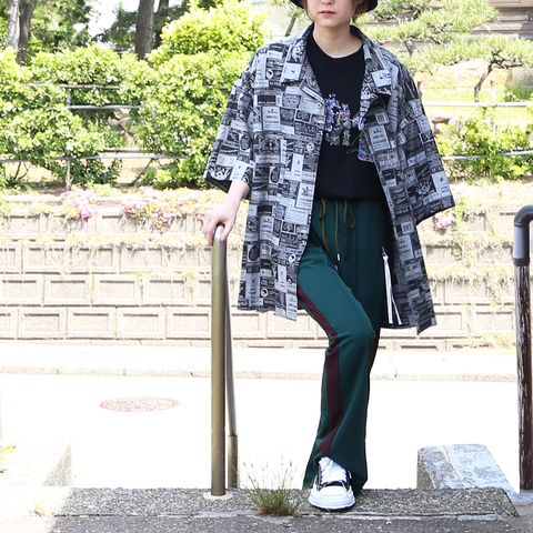 【Maison MIHARA YASUHIRO】【FACETASM】【VICTIM】コーディネート(女性モデル162cm)