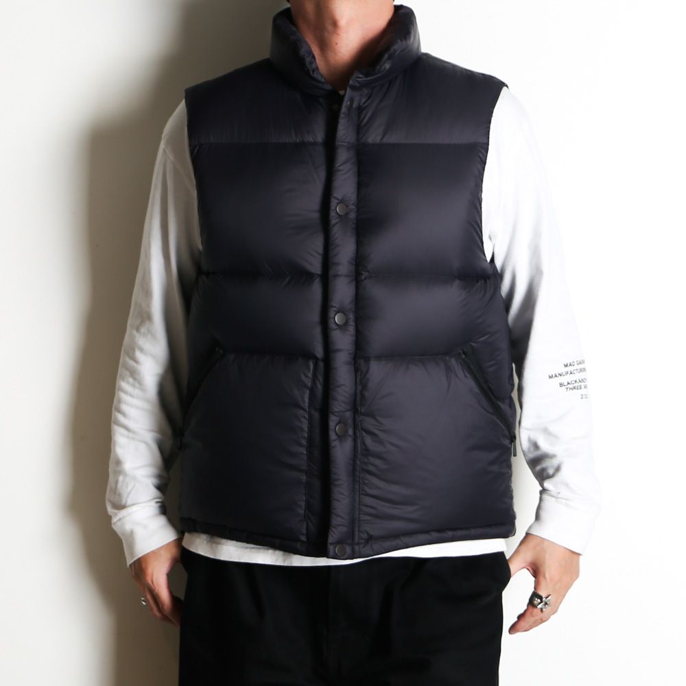 MINEDENIM × nonnative / EXPLORER DOWN VEST NYLON MINI RIPSTOP WITH WINDSTOPPER®︎ / NN-V4752