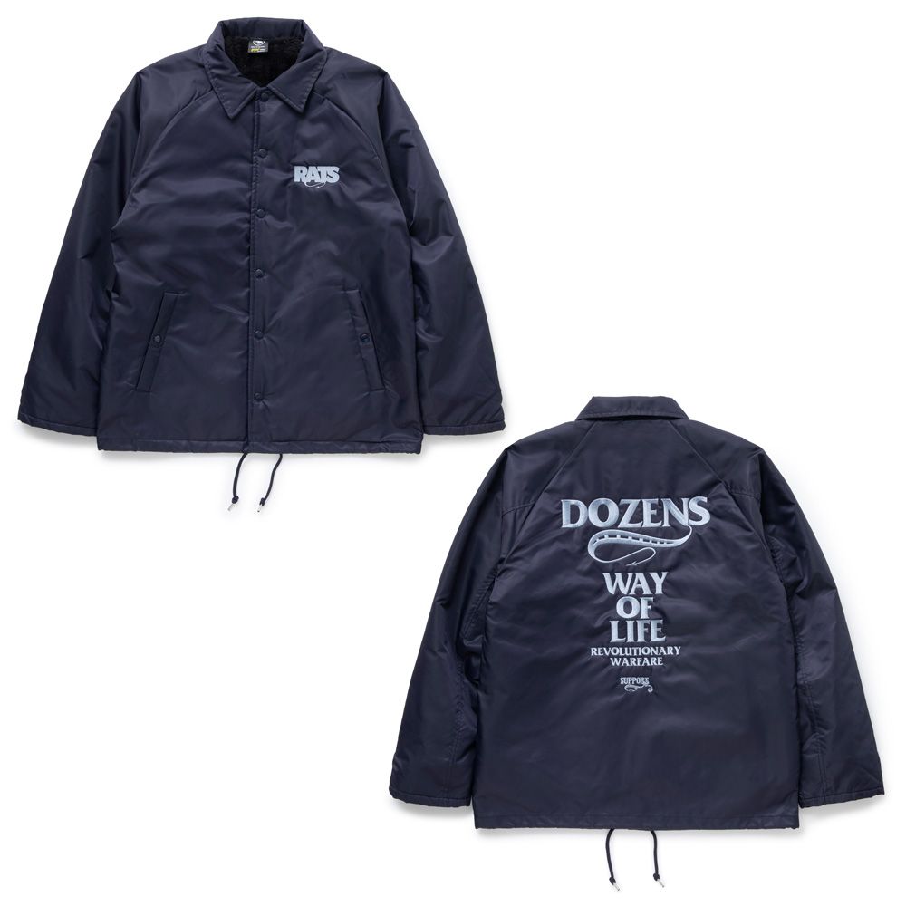 RATS - BOA COACH JKT RATS WAY OF LIFE - NAVY × NAVY / ボアコーチジャケット /  24'SRJ-0101 | chemical conbination