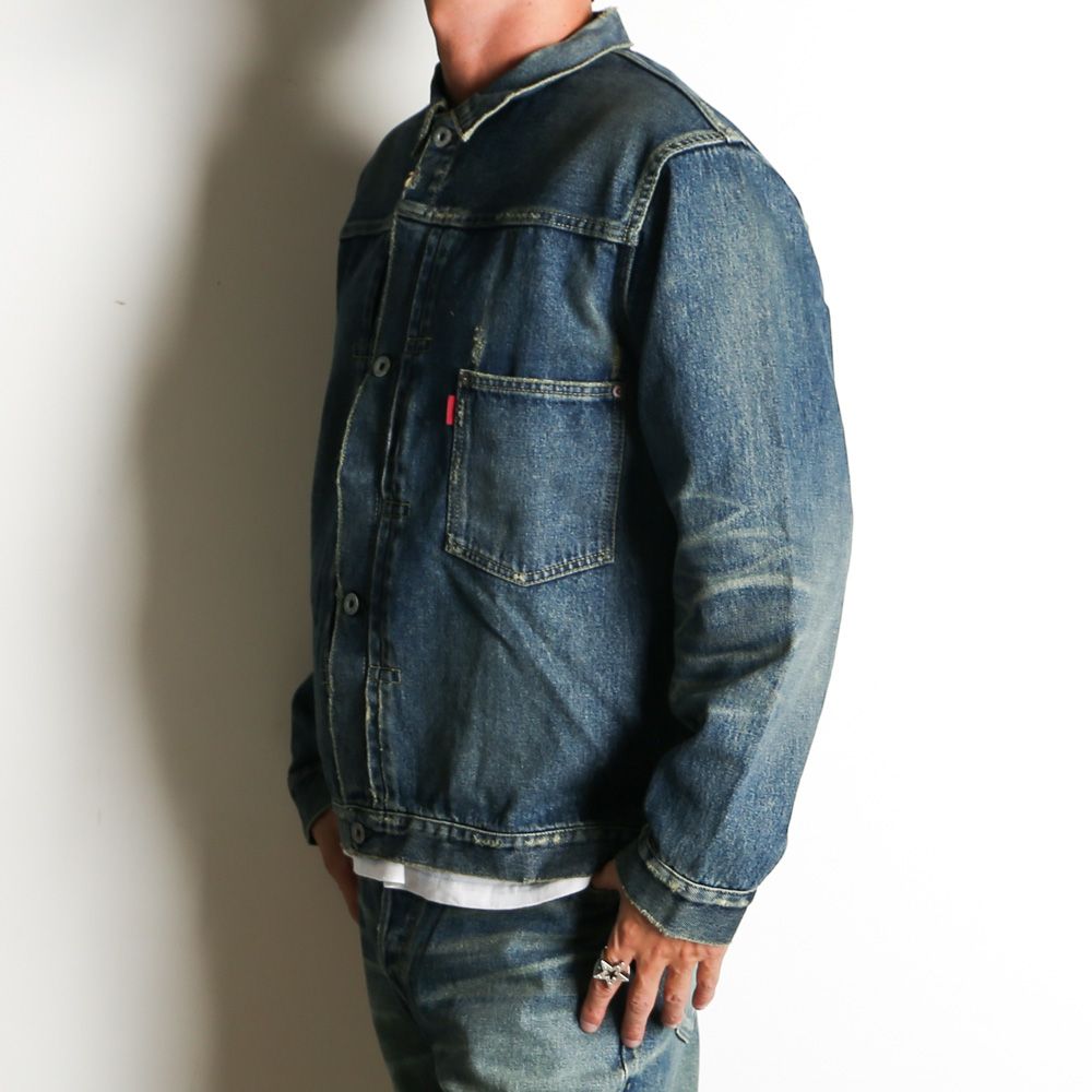 MVC type-I tracker jacket (used washed) - Indigo / デニムジャケット / MVC-JK02