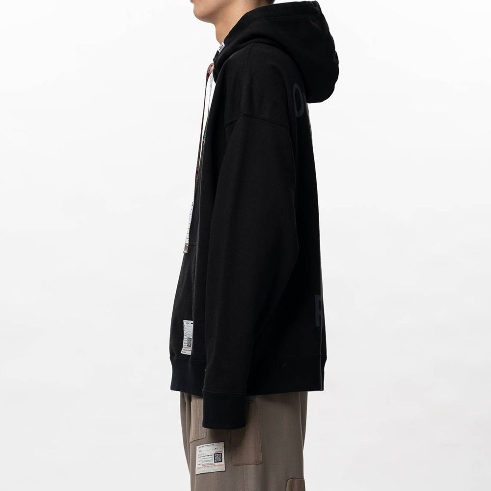 Leon Embroidery Hoodie - BLACK / レオン エンブロイダリー フーディー / J16HD791