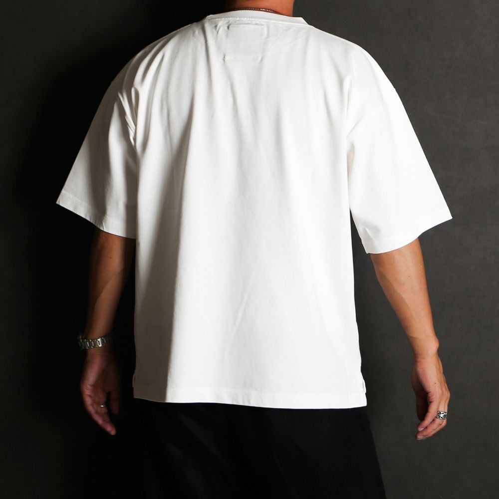 【ラスト1点-サイズ48】 MASSES × Maison MIHARA YASUHIRO / DON'T FOG UP PRINT T-SHIRTS MMY - WHITE / Tシャツ / C15TS044