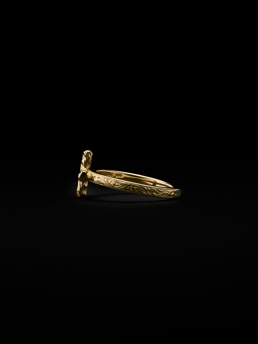 Engraved Tiny Cross Ring / リング / RX-730-3