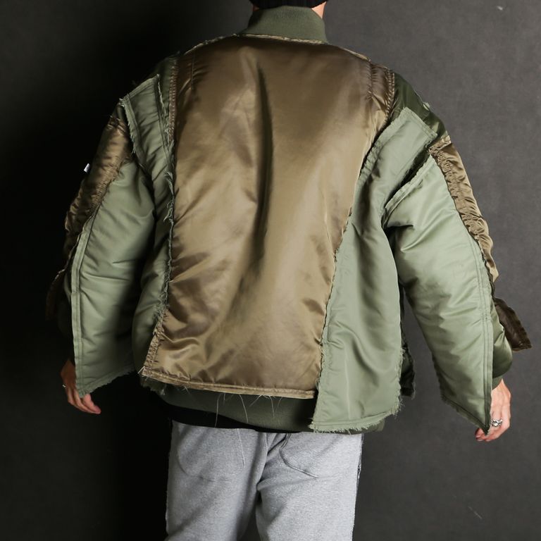 FACETASM - LAYERD MA-1 JACKET / ミリタリージャケット / TOF-JK-M10 
