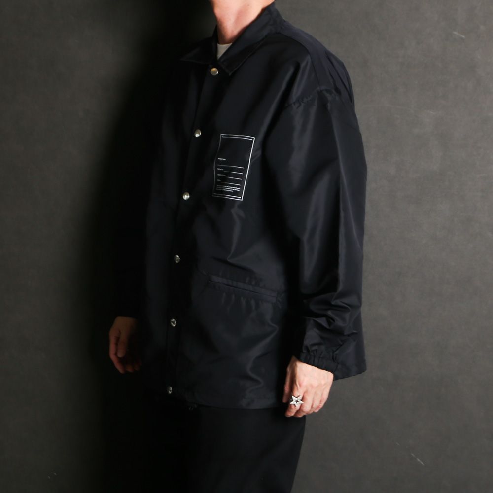 COACH JACKET - BLK / コーチジャケット / 2026SS-JK2-YT