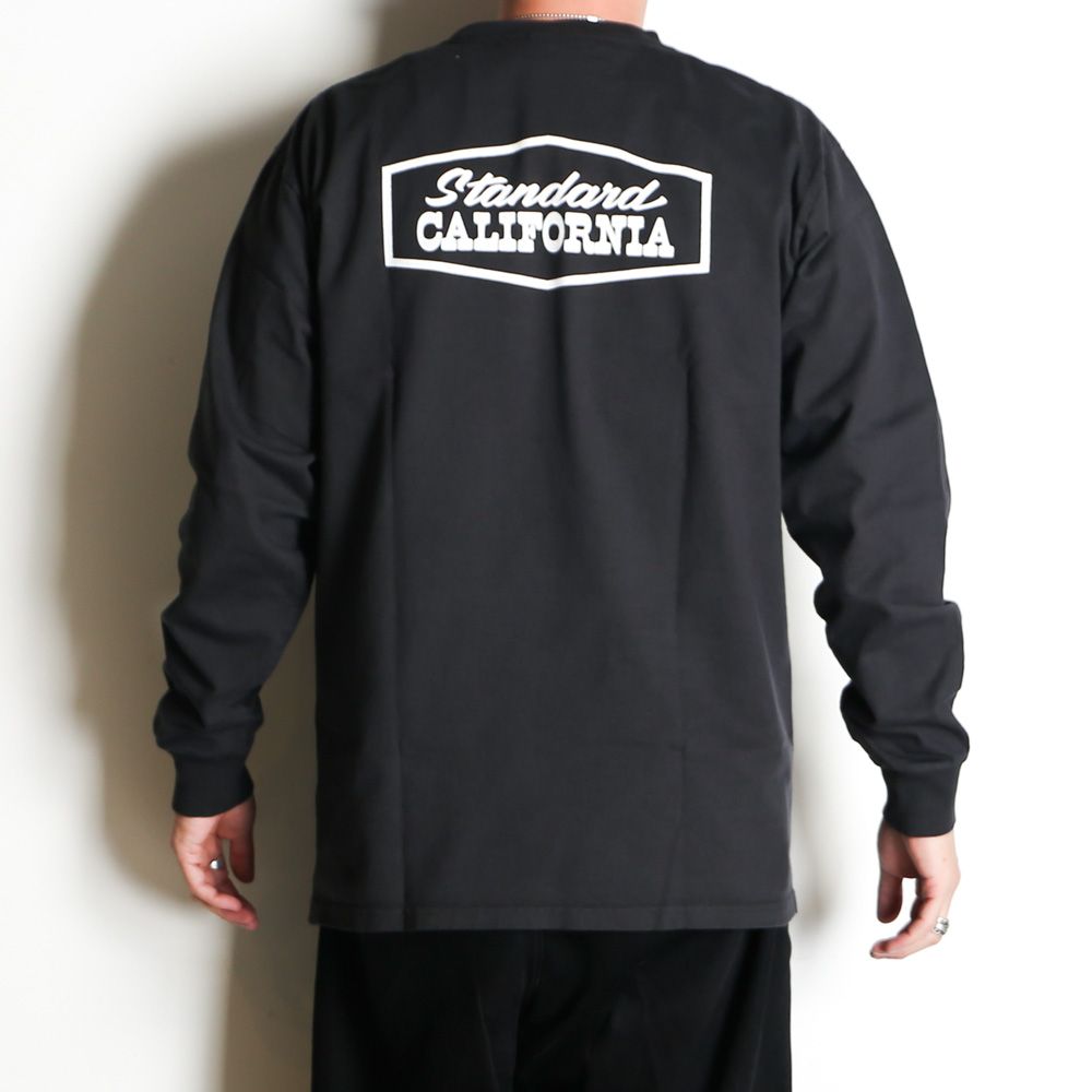 SD Heavyweight Stadium Logo Long Sleeve T - BLACK /  Tシャツ / TSOLB120