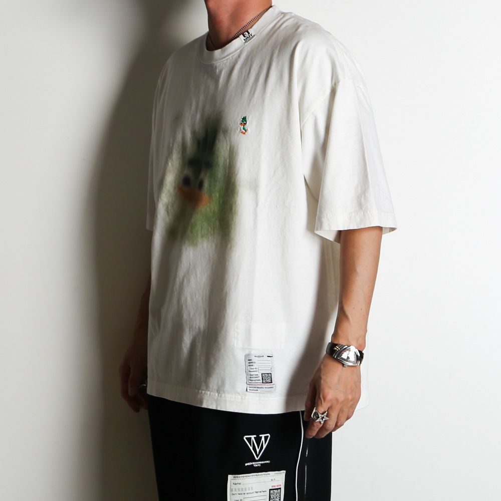 Leon Printed Tee - WHITE / レオン プリンテッド Tシャツ / J16TS861