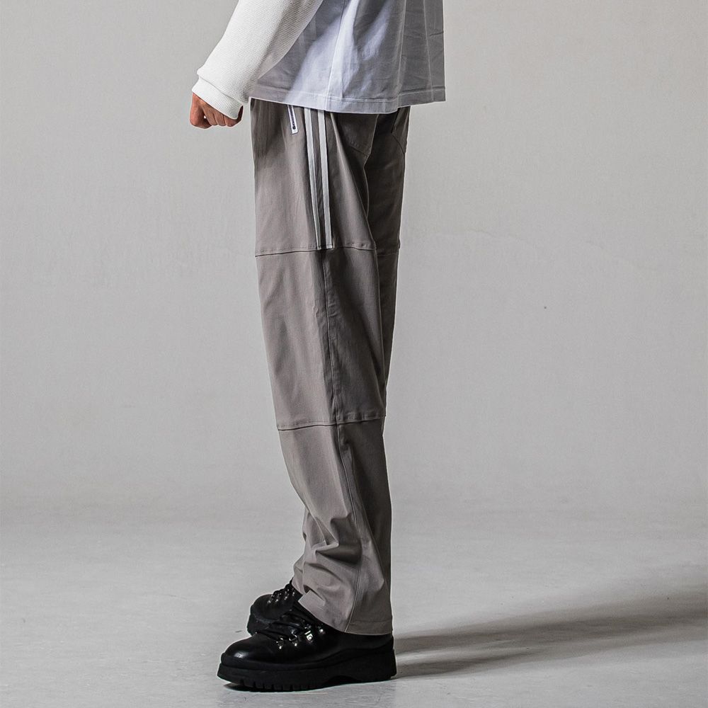 Johnson LINE WIDE PT - GREYWH / ジョンソンラインワイドパンツ / RC39-ST-009WT