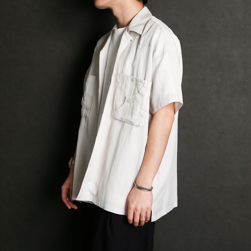 TE TWILL WIDE WESTERN H/S SH / ウエスタンヨーク ワイドシルエットシャツ / 379116