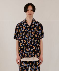 NEON LEOPARD H/S SH / ネオンレオパード シャツ / 379113