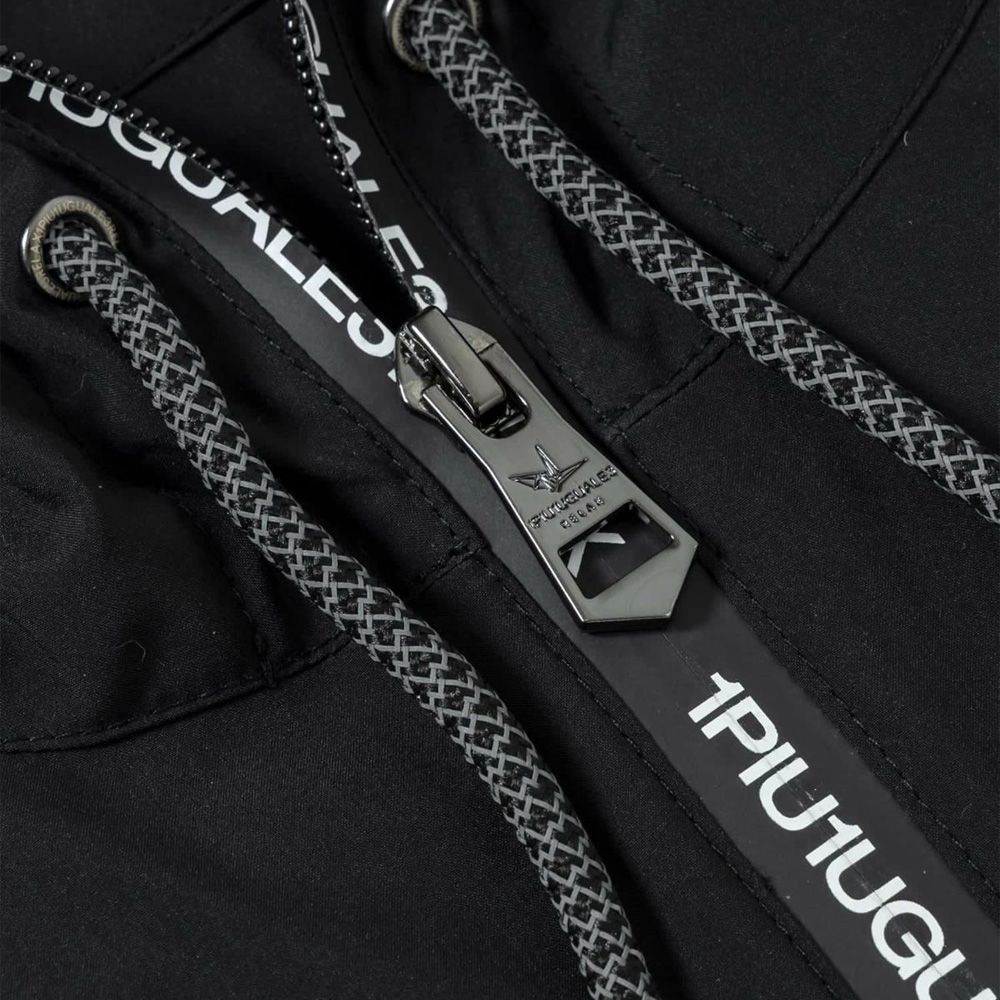 1PIU1UGUALE3 RELAX - LOGO ZIP LIGHT HOODIE / ロゴジップ