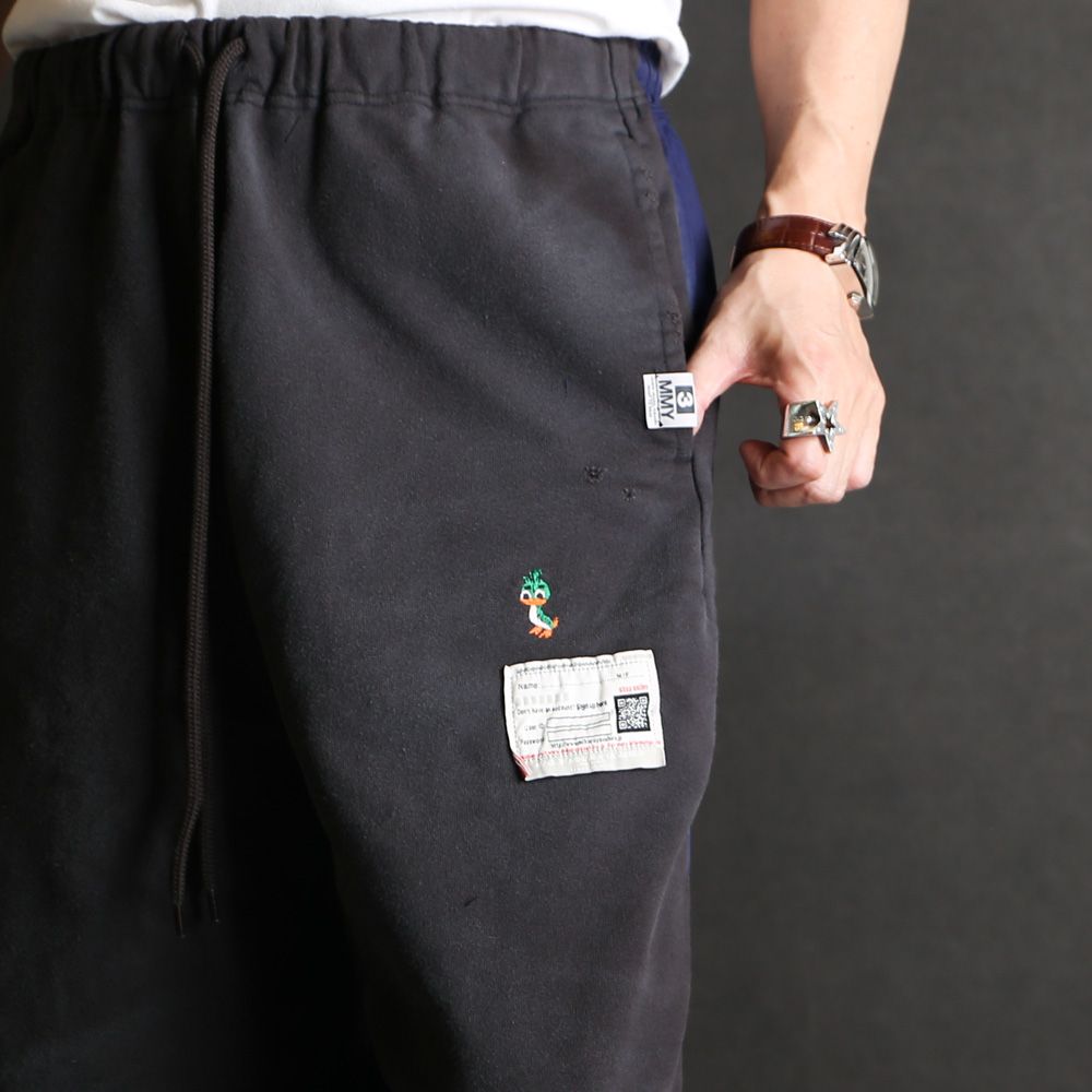 Track Pants Combined Pants - BLACK / トラックパンツ コンバインド パンツ / A16PT572