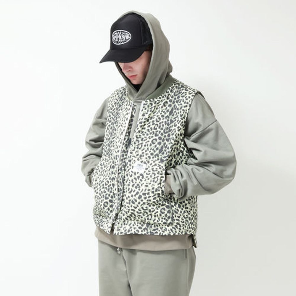 Camo Zip Work Vest - Panther / ワークベスト / HJ-100225