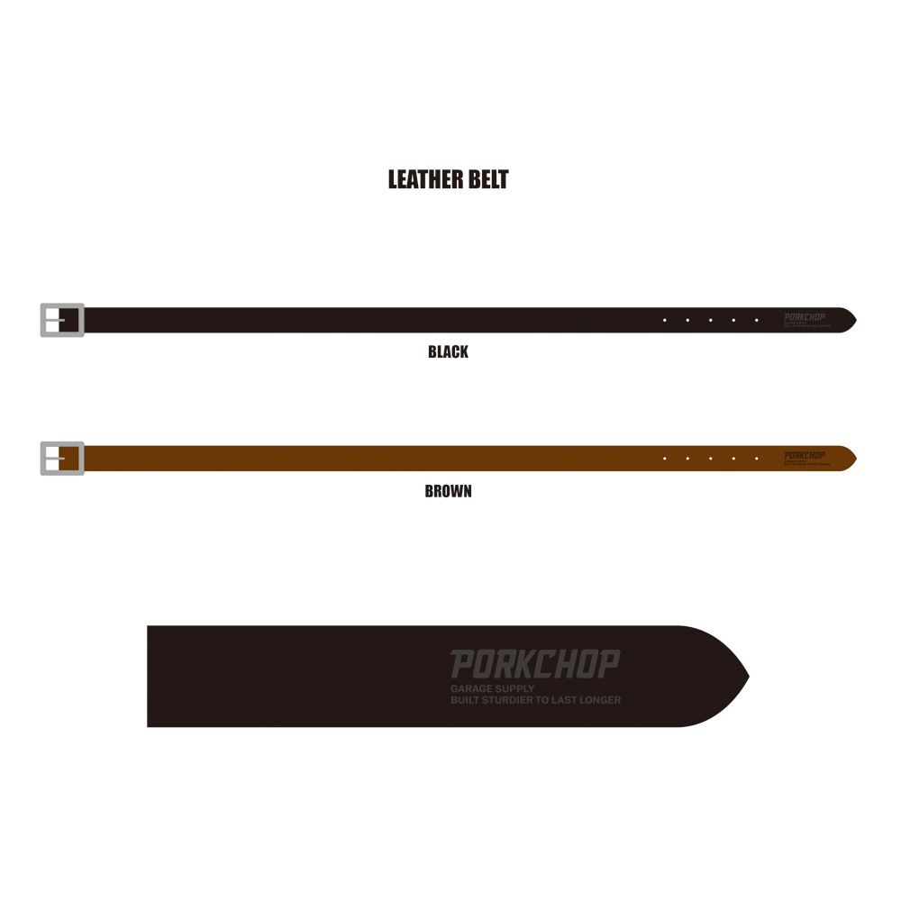 LEATER BELT - Camel / レザーベルト