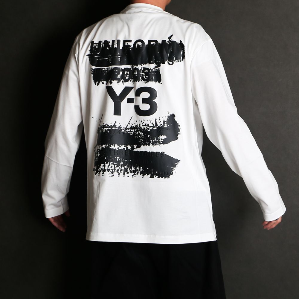 Y-3 JM3234WHITE 関税送料込 Y-3 - U GFX LS TEE / JM3234 | chemical conbination
