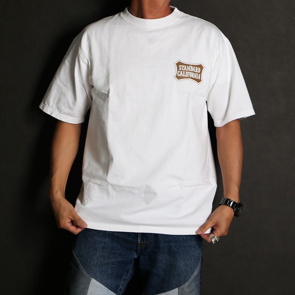 SD Heavyweight Basic Shield Logo T - White / Tシャツ / TSOAG100
