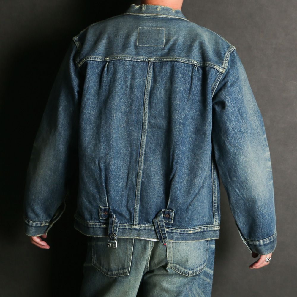 MVC type-I tracker jacket (used washed) - Indigo / デニムジャケット / MVC-JK02