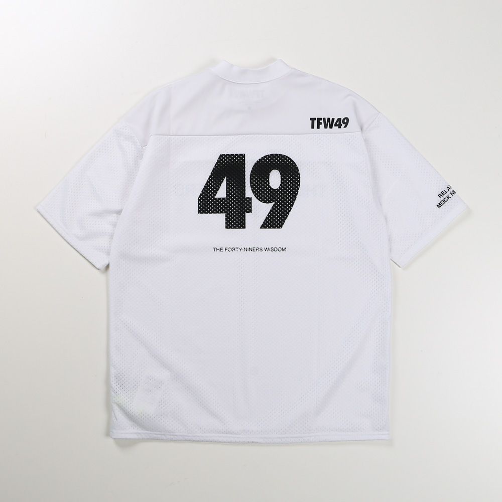 RELAX MESH MOCKNECK T / モックネック メッシュTシャツ / T102310010