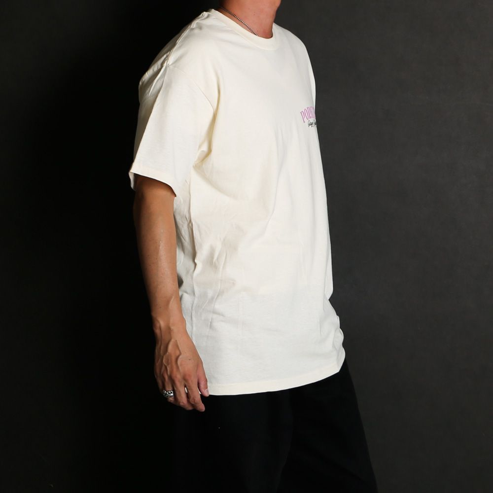 PCP BACK TEE - CREAM / ショートスリーブTシャツ