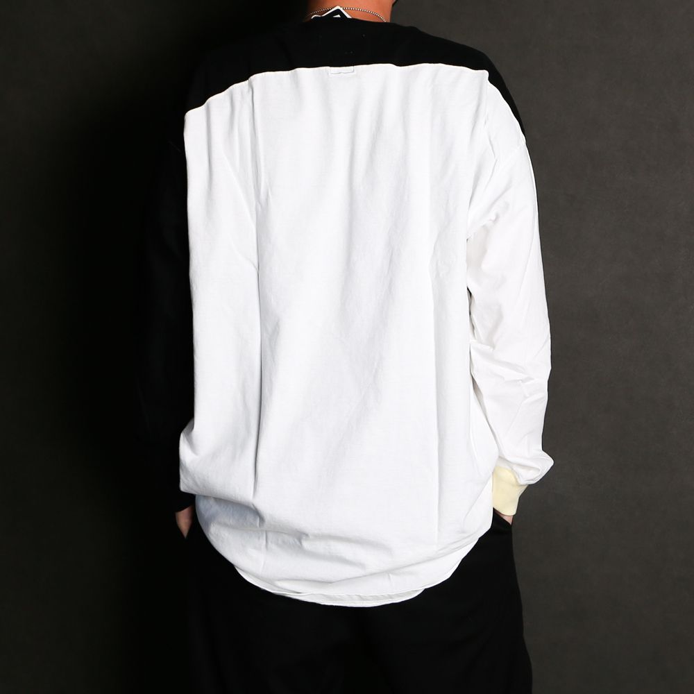 MICKEY ASYMMETRIC LONG SLEEVE TEE / Tシャツ / MIMI-TEE-U06