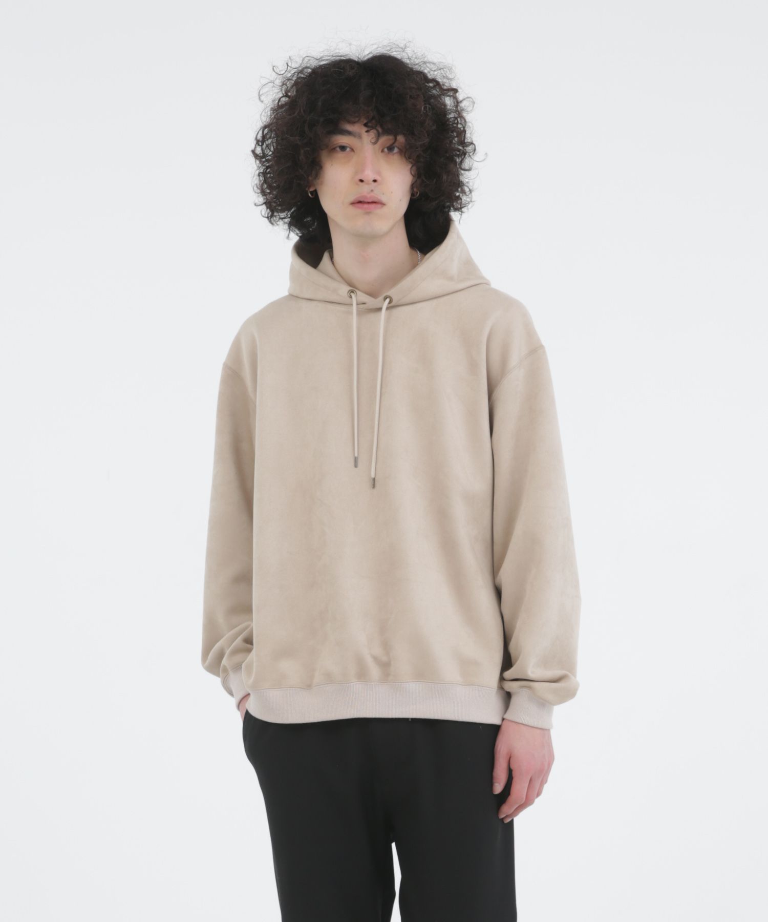 TECH KNIT SUEDE HOODIE / ダンボールスエード フーディー / 178203