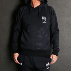 DOUBLE KNIT EMBOSS CAMO SHIELD LOGO P/O HOODIE / プルオーバー フーディー / 13510