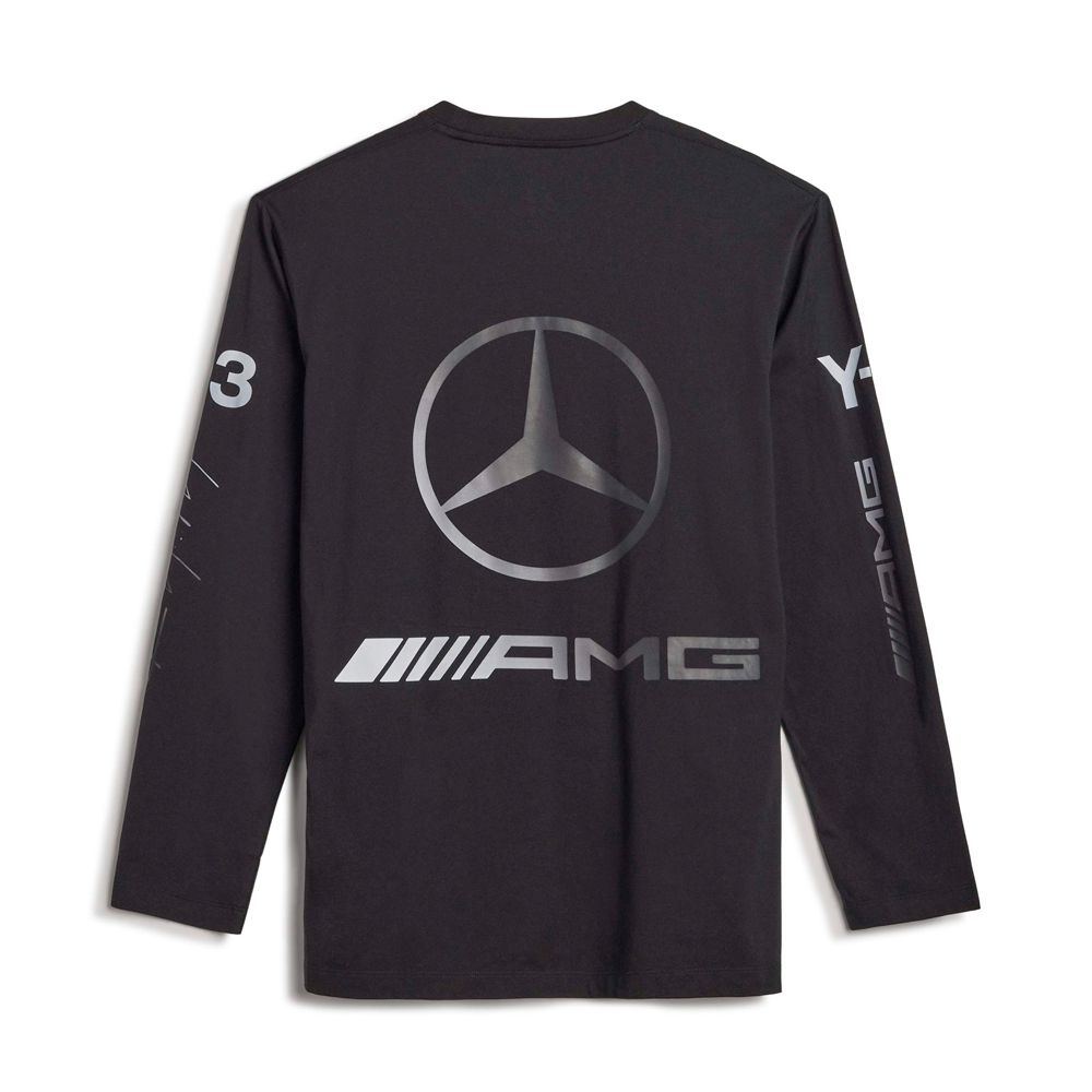 Y-3 MERCEDES-AMG PETRONAS FORMULA 1 TEAM CHAOS LOGO LONG SLEEVE TEE / Tシャツ / KR2372