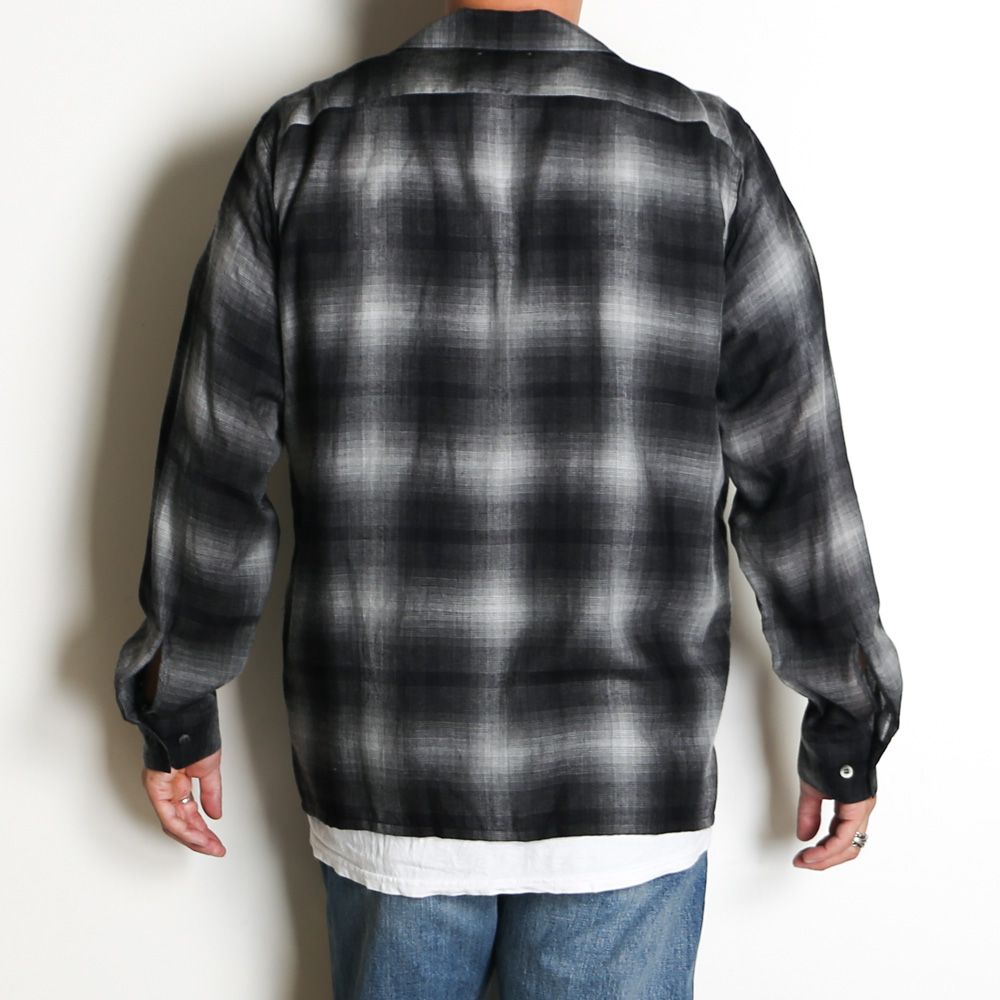T.Rayon Ombre Open Collar Shirt  - BLT / MDFBF09501
