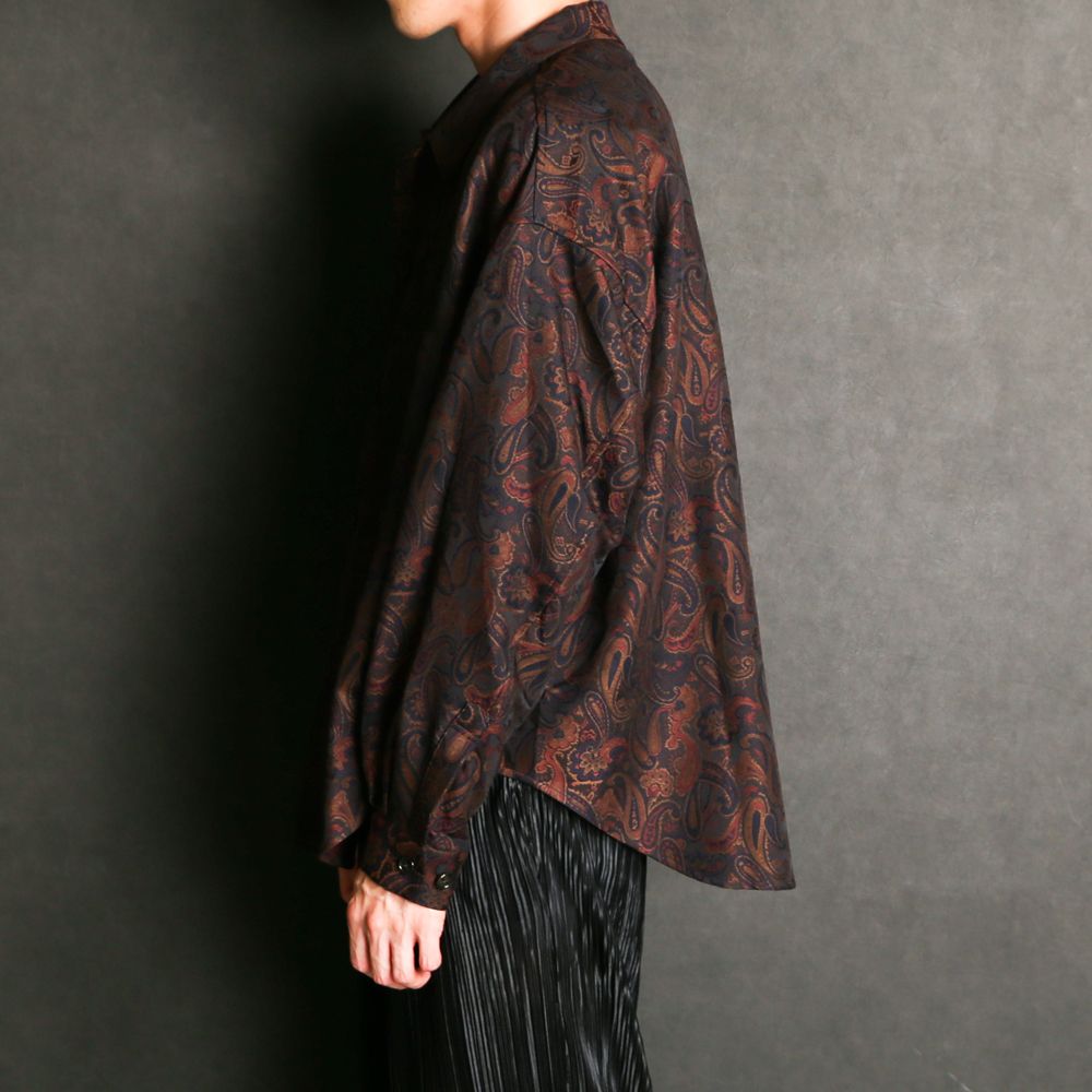Big shirt jacket 壱 - Paisley jacquard / シャツジャケット ペイズリージャガード / SN-394