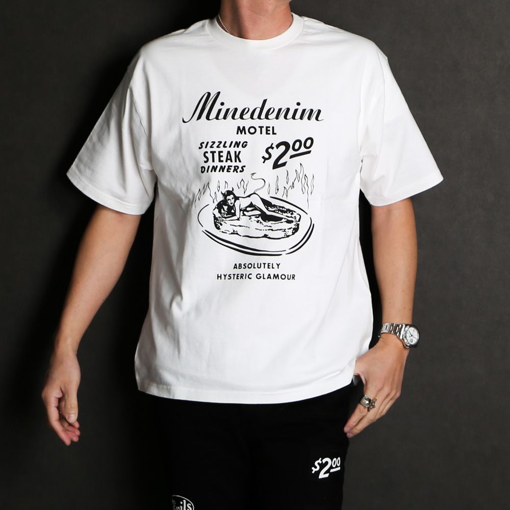 HYSTERIC GLAMOUR × MINEDENIM T-shirt-