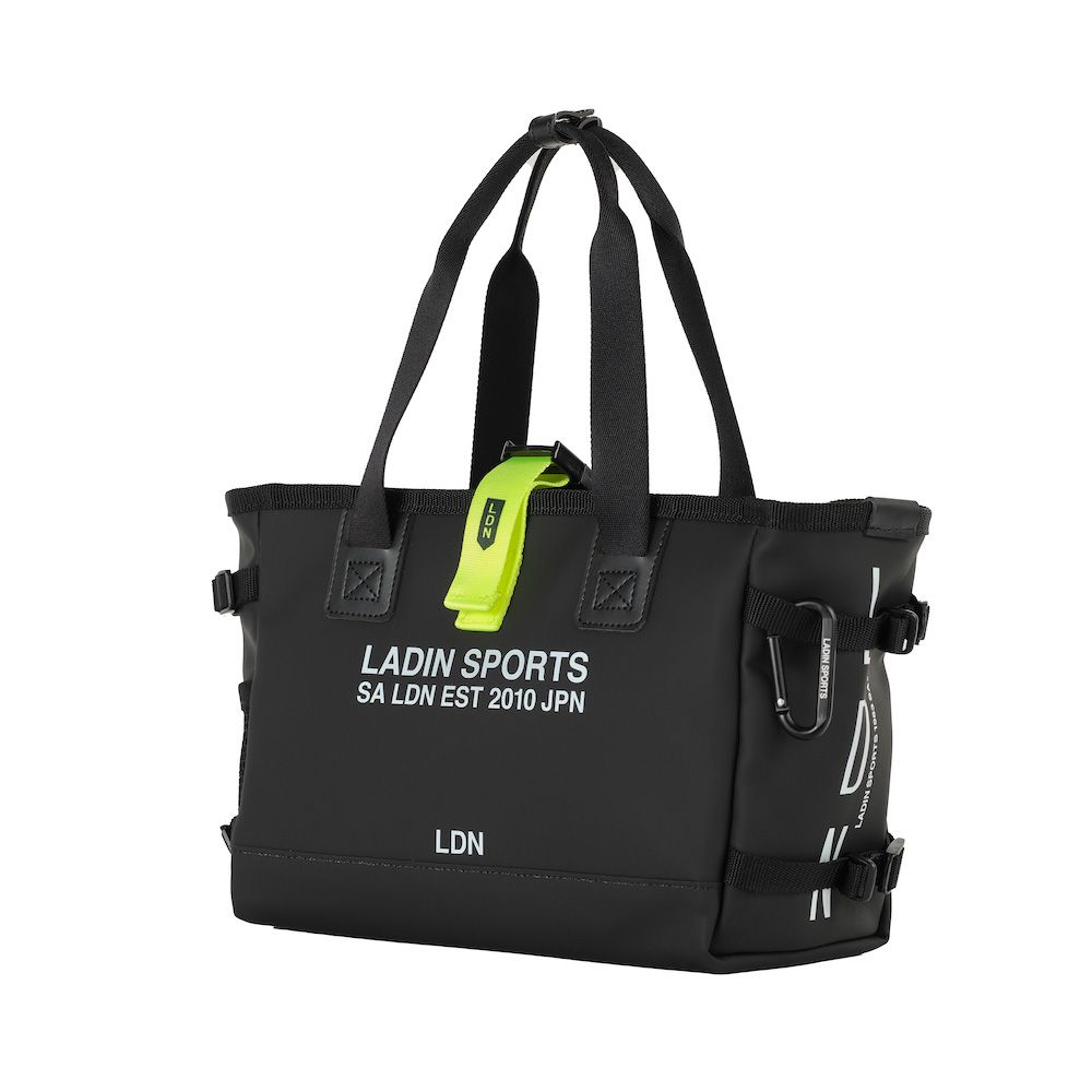 LADIN - Mini Boston Bag ： Black × Lime / ミニボストンバッグ