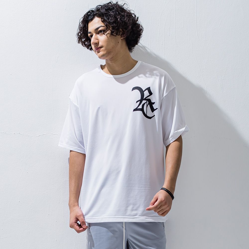 RC ROGO MESHLOOSE TEE / ドロップショルダー メッシュTシャツ / RC28-T-004