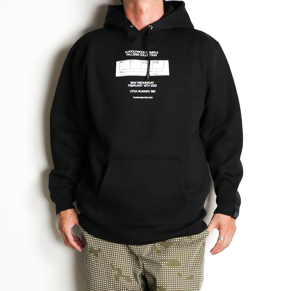 N.HOOLYWOOD - 【ラスト1点-サイズ38】 HOODED SWEATSHIRT / 2222-CS80