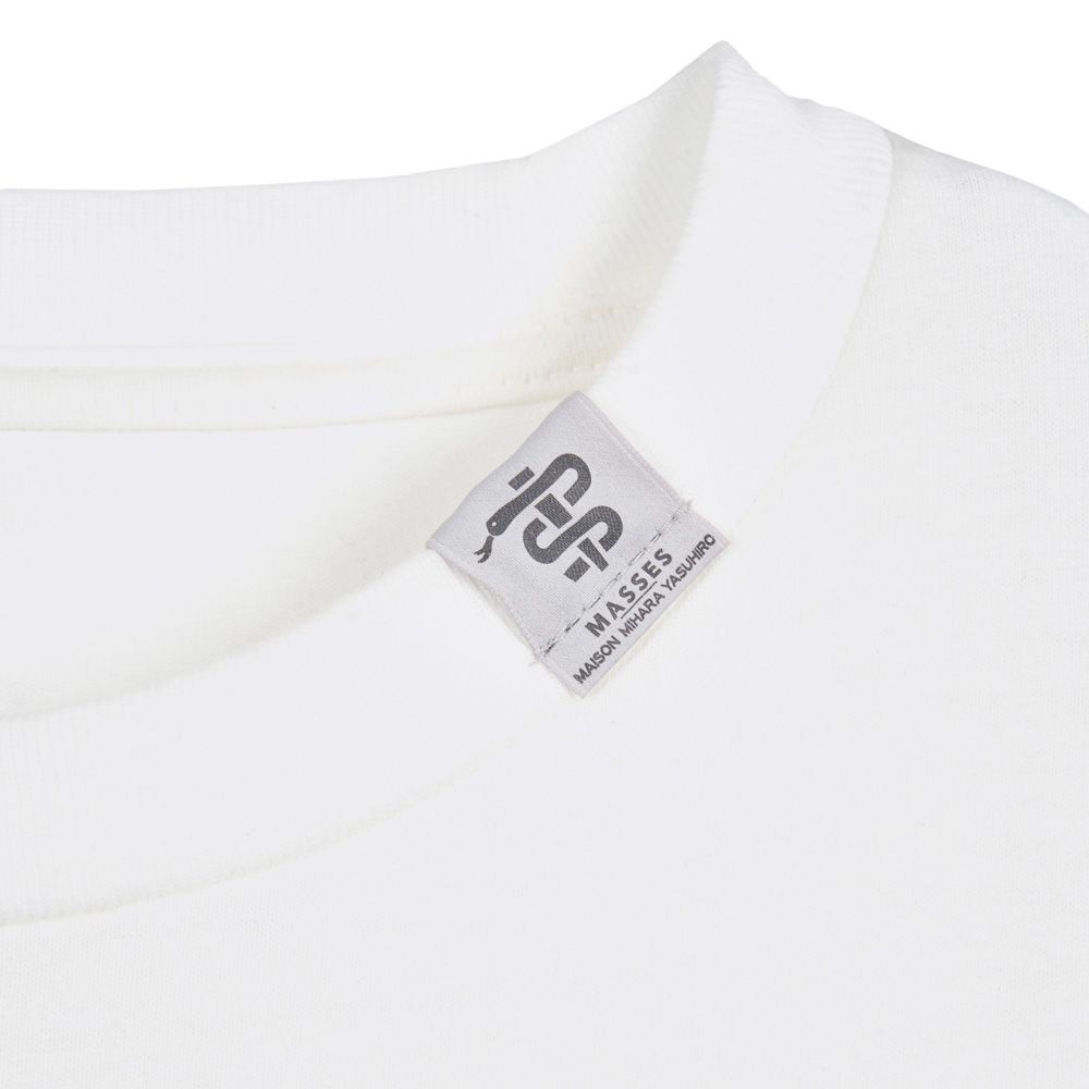 【ラスト1点-サイズ48】 MASSES × Maison MIHARA YASUHIRO / DON'T FOG UP PRINT T-SHIRTS MMY - WHITE / Tシャツ / C15TS044
