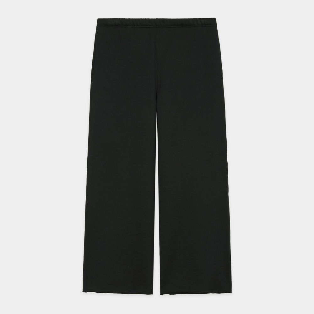 Wide Gym Pants - Black / オーガニックコットンヘビー吊裏毛 - ワイドジムパンツ / A26C13PT01C