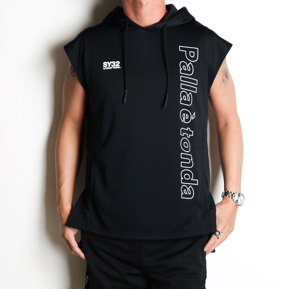 ACTIVE WORK OUT NOSLEVE HOODIE  / ノースリーブ パーカー / 14205