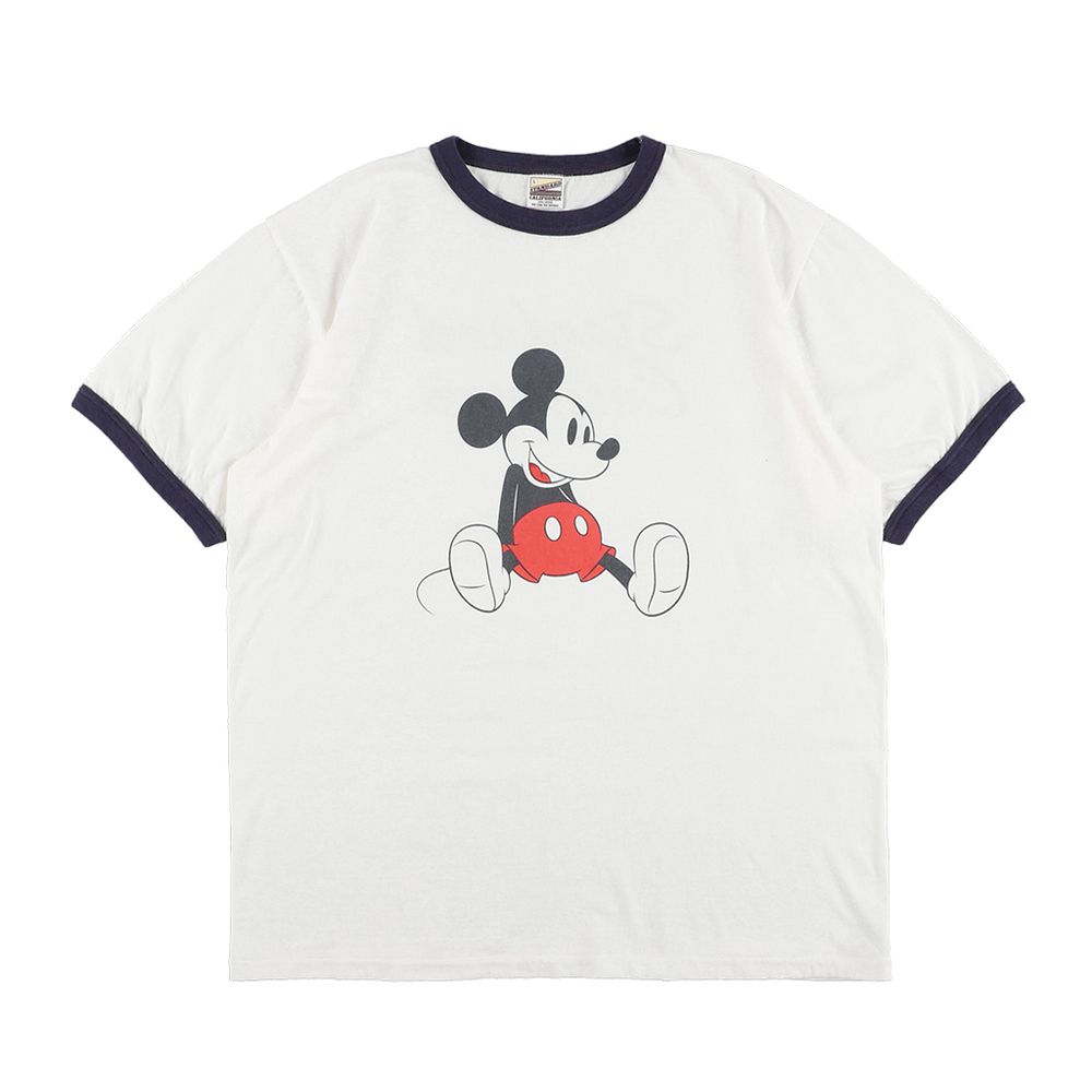 Disney / SD Ringer T - White × Navy / Tシャツ / TSOSJ110