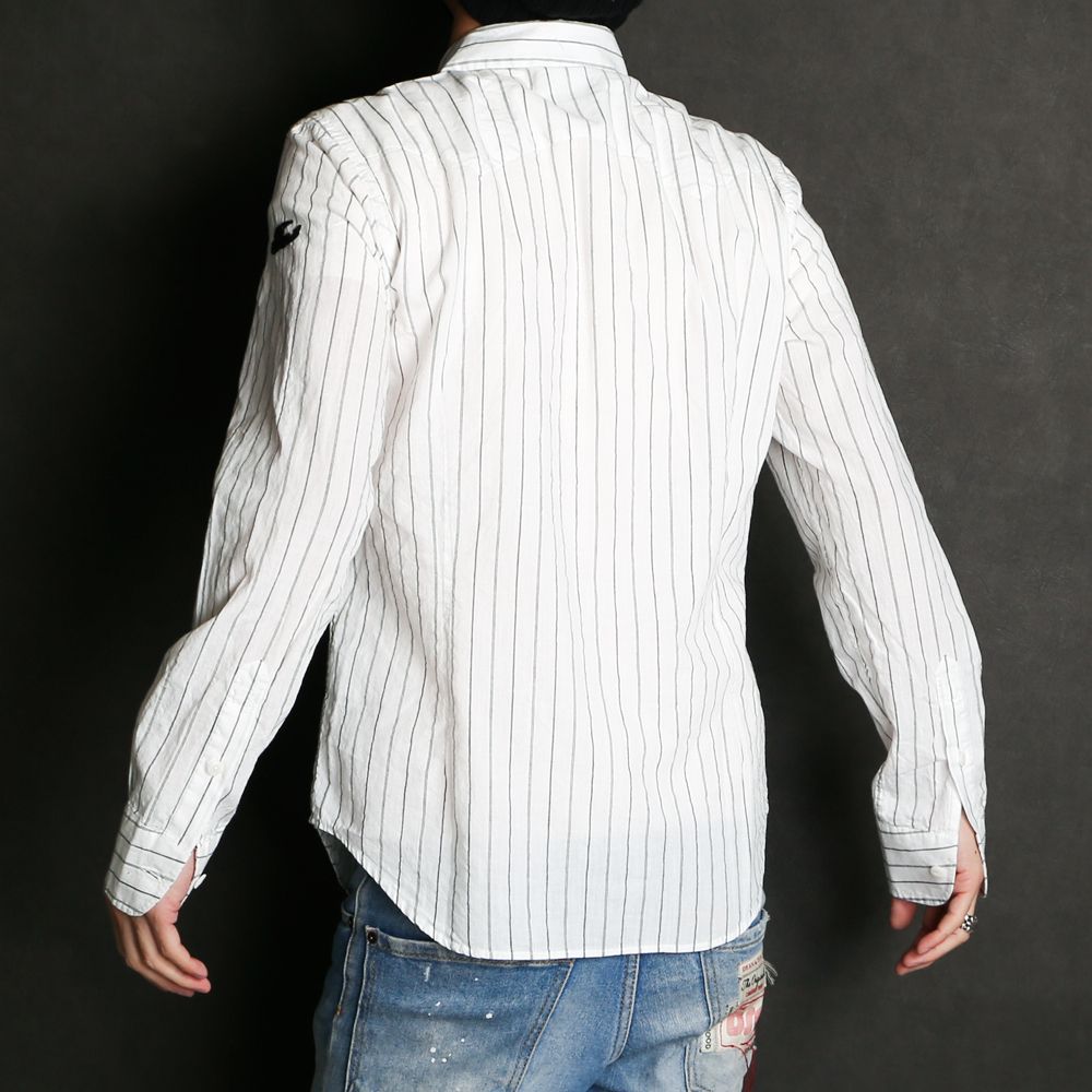 C/LI STRIPE SHIRTS / ストライプシャツ / TSH-S2105