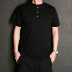 SILKETE HENRY NECK RELAX T-SHIRTS / シルケット ヘンリーネックTシャツ  / UST-22023